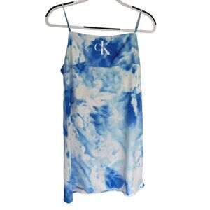 Calvin Klein Tie-Dye Print Mini Dress Size S